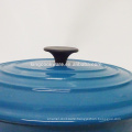 Blue Enamel Cast Iron Thermal Casserole Hot Pot / Kitchenware / Cookware